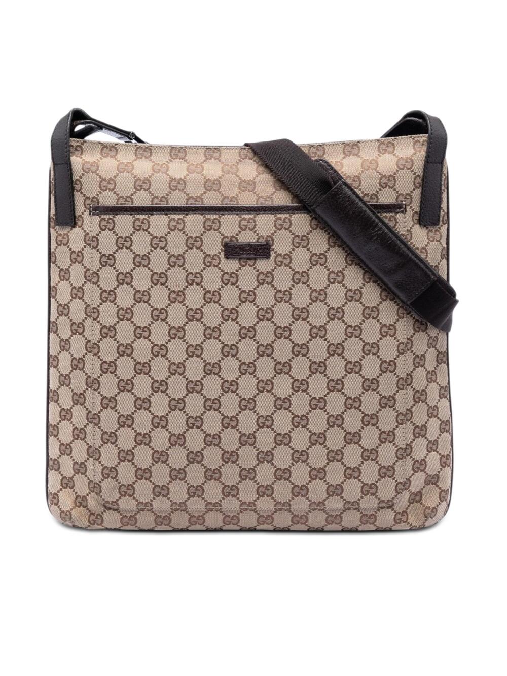 Gucci Gg Canvas Crossbody Pre-Loved Bag #362664G41B